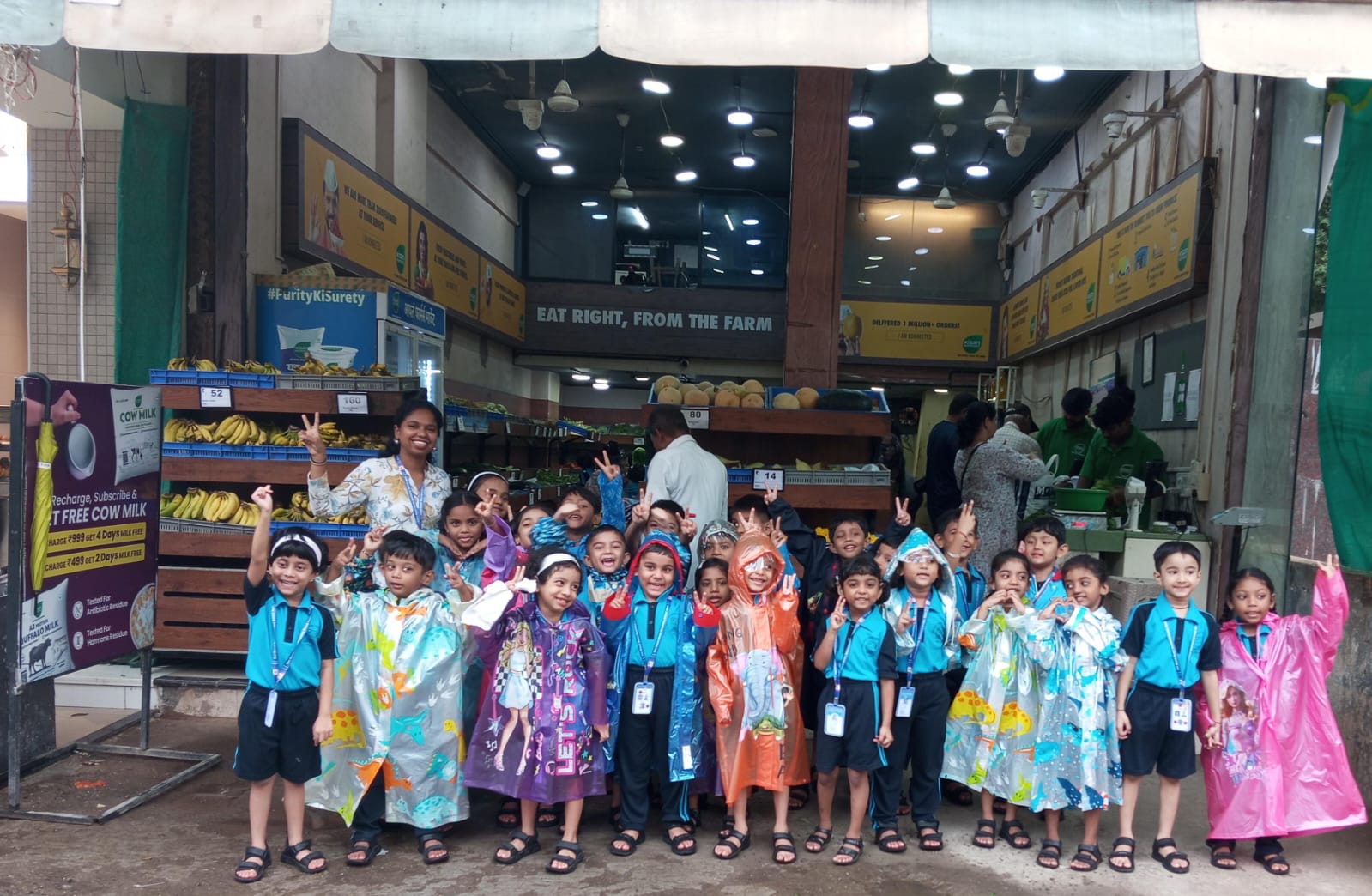 Sr. Kg Field Trip Kisan Konnect